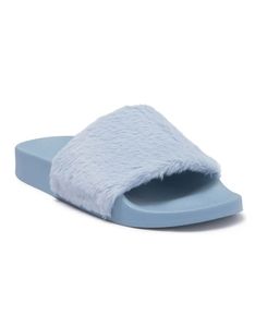 New! Steve Madden Softey Faux Fur Slide